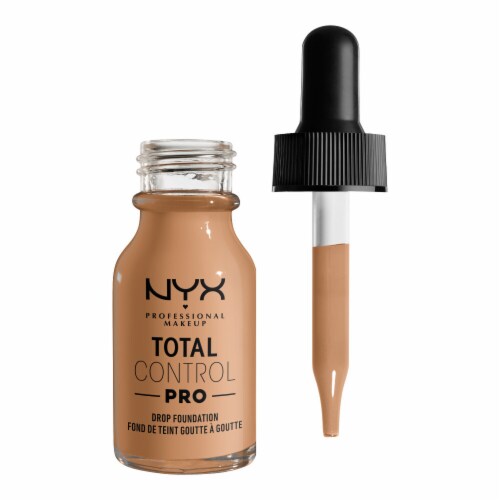 NYX Professional Makeup Total Control Pro Drop Foundation 7.5 Soft Beige Perspective: front