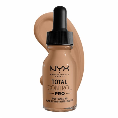 NYX Professional Makeup Total Control Pro Drop Foundation 12 Classic Tan Perspective: front