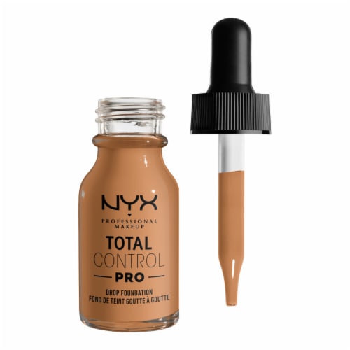 NYX Professional Makeup Total Control Pro Drop Foundation 12.5 Camel Perspective: front