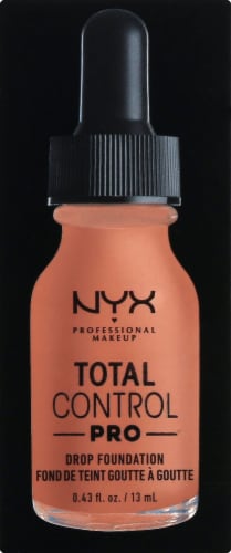 NYX Professional Makeup 16 Mahogany Total Control Pro Drop Foundation Perspective: front