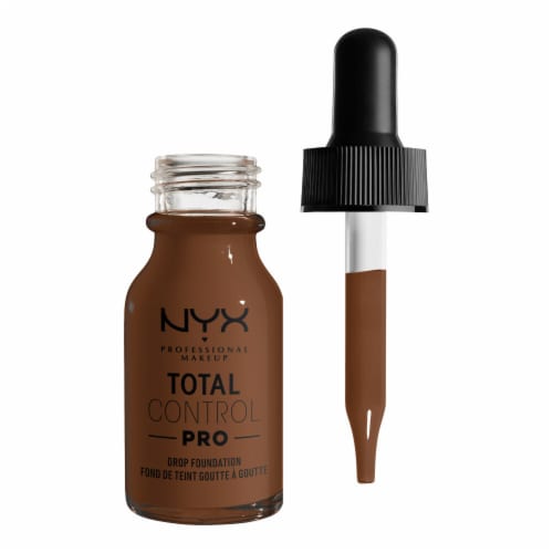 NYX Professional Makeup Total Control Pro Drop Foundation 21 Cocoa Perspective: front