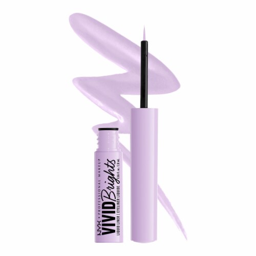 NYX Professional Makeup Vivid Brights Liquid Eyeliner 07 Liliac Link Perspective: front