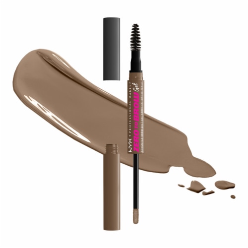 NYX Professional Makeup Zero to Brow Longwear Brow Gel 02 Ash Blonde Perspective: front