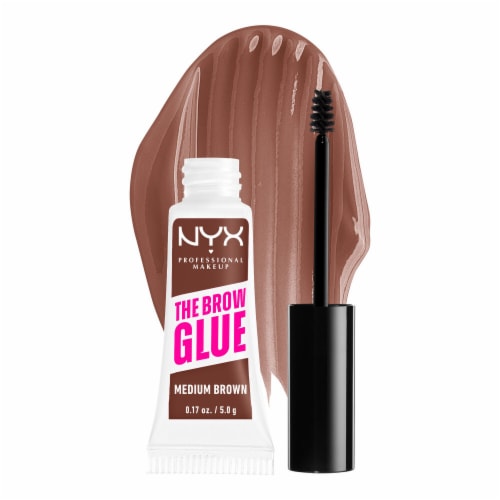 NYX Professional Makeup The Brow Glue 03 Medium Brown Perspective: front