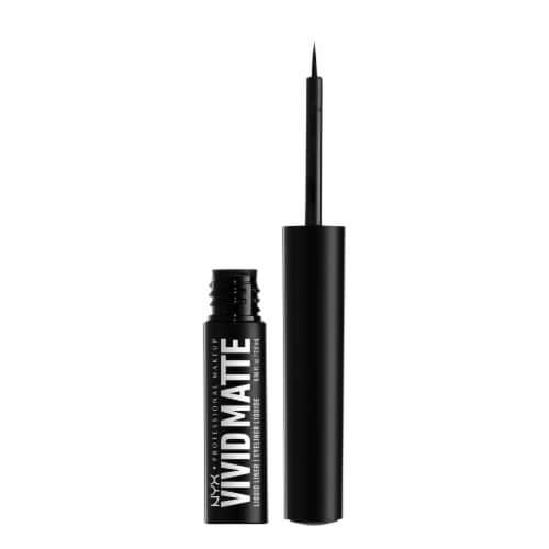NYX Professional Makeup Vivid Matte Liquid Eye Liners - Black Perspective: front