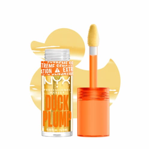 NYX Professional Makeup Duck Plump Lip Gloss 01 Clearly Spicy Perspective: front