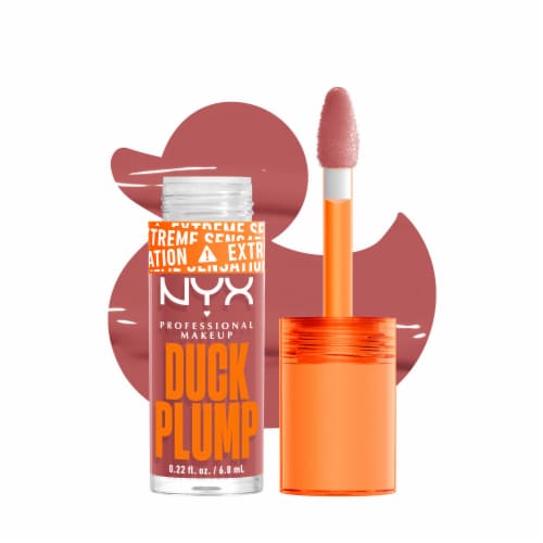 NYX Professional Makeup Duck Plump Lip Gloss 03 Nude Swings Perspective: front