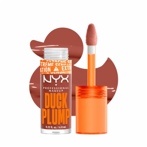 NYX Professional Makeup Duck Plump Lip Gloss 05 Brown Of Applause Perspective: front
