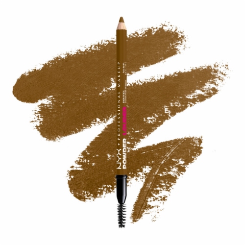 NYX Professional Makeup Powder Louder Brow Pencil 01 Blonde Perspective: front