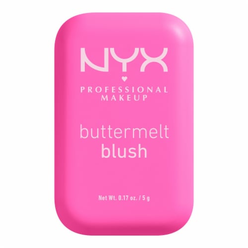 NYX Professional Makeup Buttermelt Blush 01 My Butta Half Perspective: front