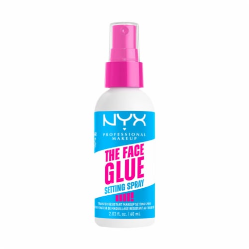 NYX Professional Makeup The Face Glue Setting Spray Perspective: front