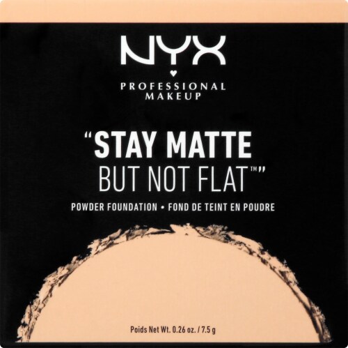 NYX Professional Makeup Stay Matte But Not Flat Natural Powder Foundation Perspective: front