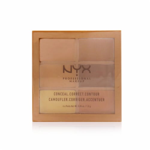 NYX Professional Makeup Conceal Correct Contour Face Palette Perspective: front