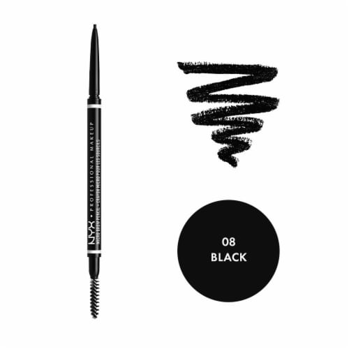 NYX Professional Makeup Black Micro Brow Pencil, 1 ct - Kroger