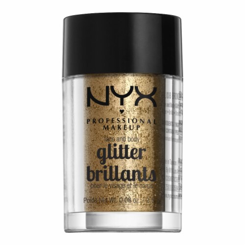 NYX Professional Makeup Glitter Brilliance Face + Body Glitter 8 Bronze Perspective: front
