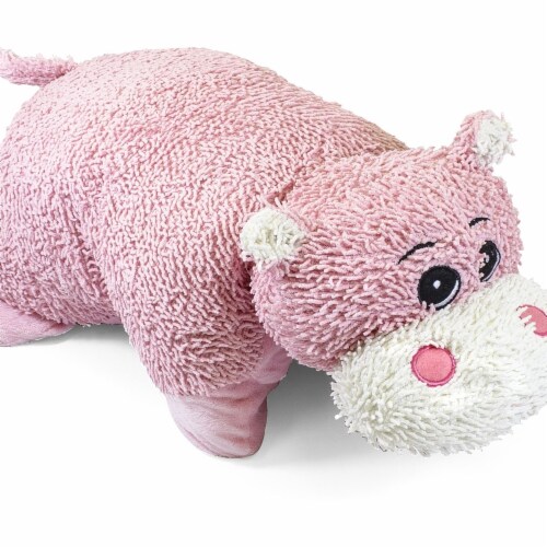 Giftable World QY100906-H 23 in. Hippo Pillow Perspective: front