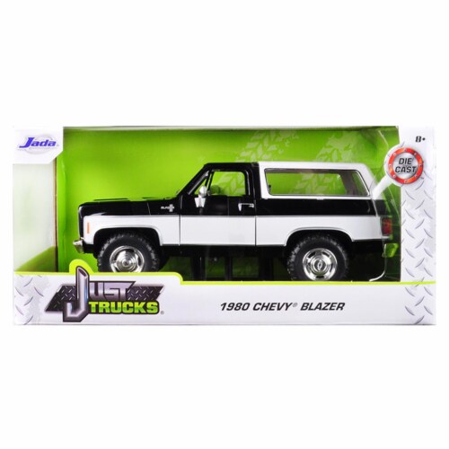 Jada 31592 MJ 1980 Chevrolet Blazer K5 Black White Just Trucks 1