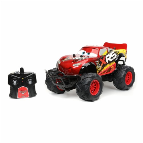 Jada Toys Disney Pixar Cars Lightning McQueen 1:14 RC Car, 1 Unit