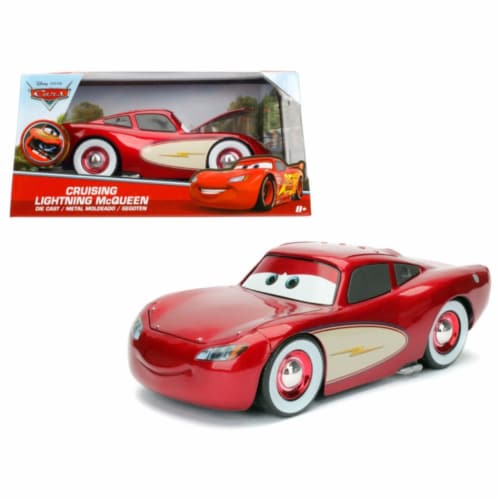Disney Pixar Cars Movie Cruising Lightning McQueen Diecast Model Car by Jada