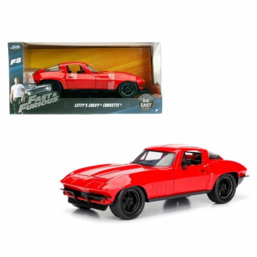 JADA FAST & FURIOUS 8 LETTY'S CHEVY CORVETTE DIECAST MODEL CAR 1:24 NEW NO BOX 