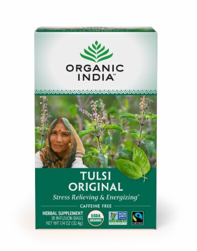 Organic India™ Tulsi Orginal Tea Perspective: front