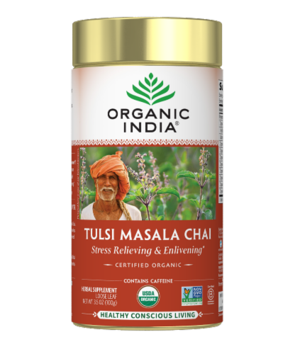 Organic India® Tulsi Masala Chai Perspective: front