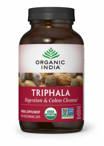 Organic India Triphala, Digestion & Colon Cleanse Perspective: front