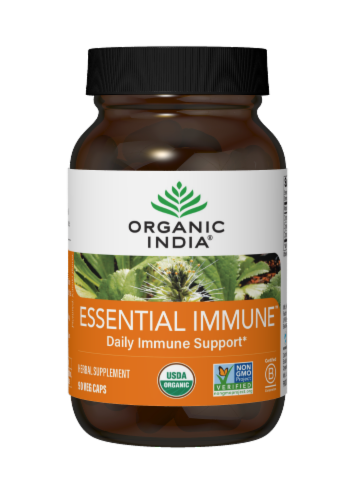 Organic India Essential Immune Daily Immune Support Perspective: front