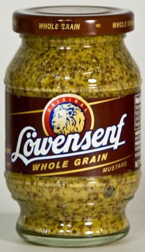 Lowensenf Original Whole Grain German Mustard Perspective: front
