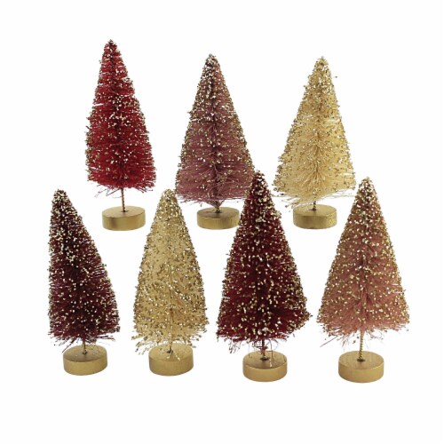 Valentine's Day Valentine Mini Bottle Brush Tre Plastic Set/7 Glittered  Lc1533, 1 - Kroger