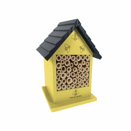 Bambeco Bee House - Yellow Perspective: front