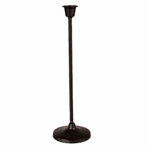 Bambeco Metal Candle Holder - Black Perspective: front