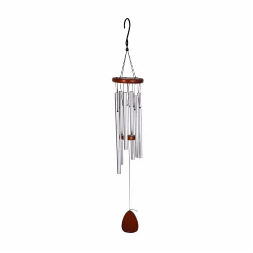Bambeco 35in Hand Tuned Silver Chime Perspective: front