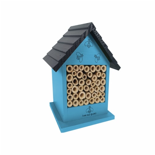 Bambeco Bee House - Blue Perspective: front