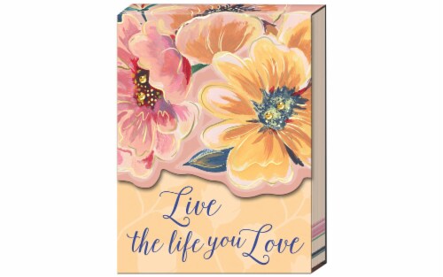 Punch Studio Brooch Notepad Florette Bouquet Perspective: front