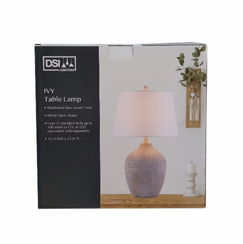 DSI Ivy Table Lamp - Oatmeal Perspective: front