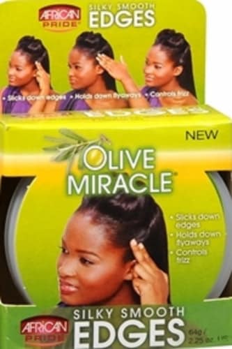 African Pride Olive Miracle Silky Smooth Edges Perspective: front