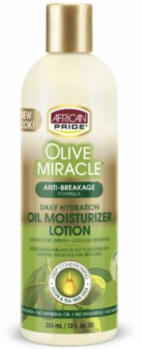 African Pride Olive Miracle Lotion Perspective: front