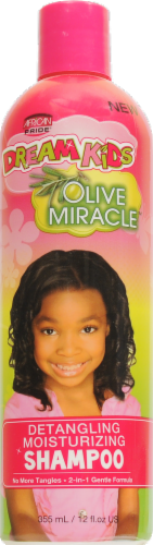 African Pride Dream Kids Olive Miracle Shampoo Perspective: front