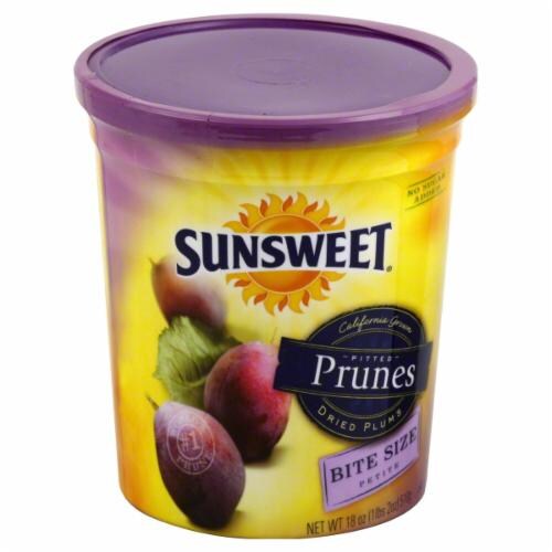 Sunsweet Bite Size Prunes Perspective: front