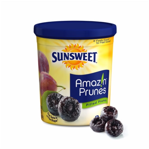 Sunsweet® Pitted Prune Canister Perspective: front