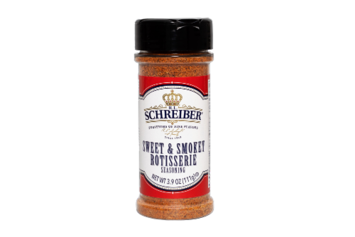 R.L. Schreiber® Sweet and Smoky Rotisserie Seasoning Perspective: front