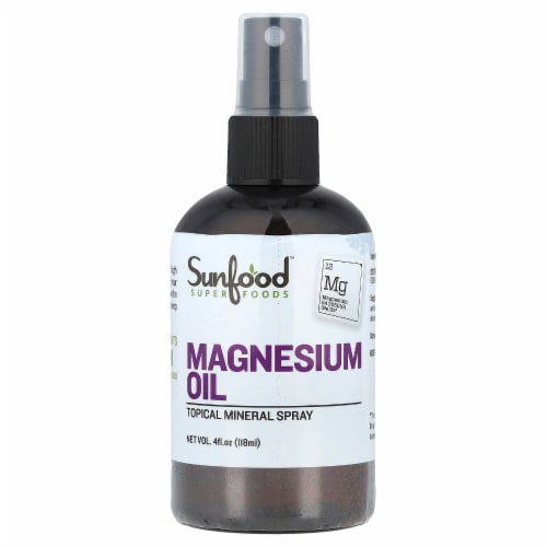 Sunfood Pure & Potent Magnesium Oil Spray Perspective: front