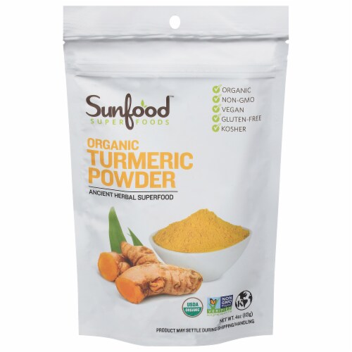 Sunfood™ Organic Turmeric Powder Perspective: front