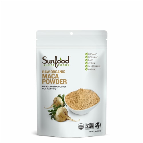 Sunfood™ Superfoods Raw Organic Maca Powder Perspective: front