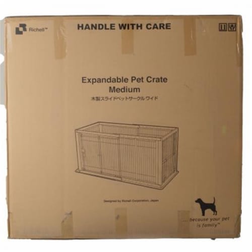 Richell 94921 Expandable Pet Crate with Floor Tray 1 Pick n Save
