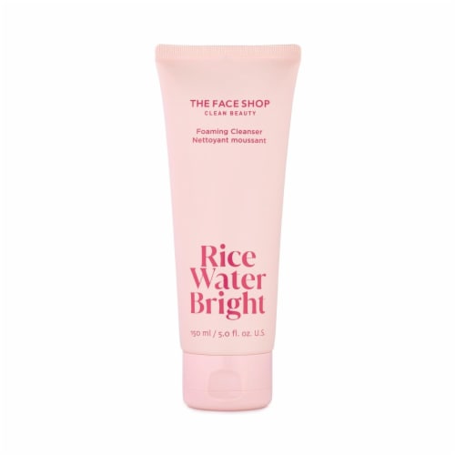 The Face Shop Clean Beauty Foaming Cleanser Rice Water Bright Perspective: front