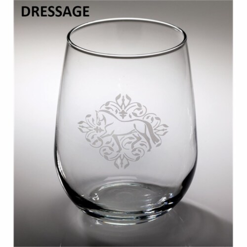 Kelley 3942-G Stemless Gallop Wine Glass Perspective: front