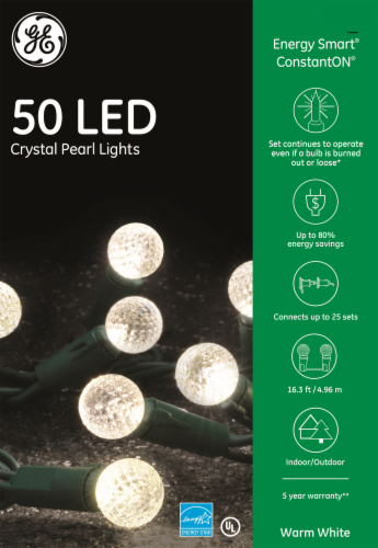 Ge Energy Smart Led Clear Mini Globe Light Set Perspective: front