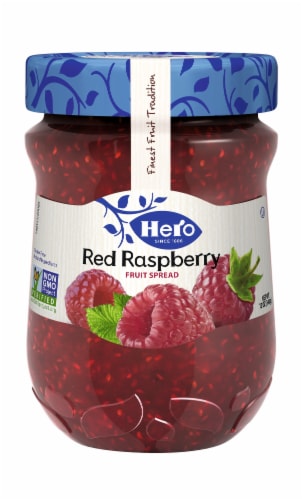 Hero Raspberry Preserves Perspective: front